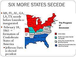 Six more states secede