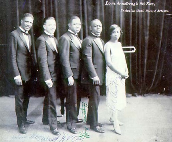 Louis Armstrong and the Hot Five record "West End Blues"