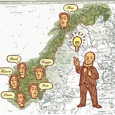 Timeline: Språkhistorien