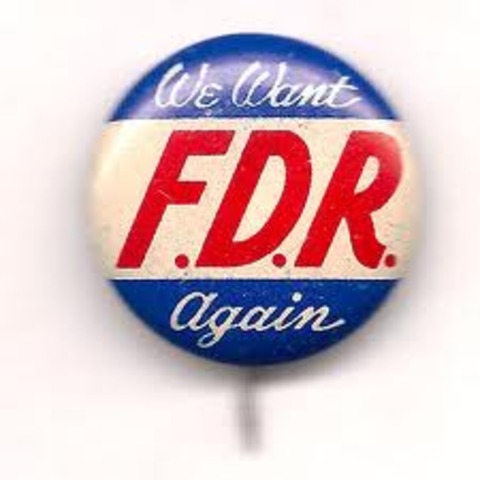 fdr reelected to 2nd term