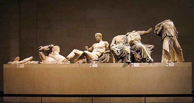 Frontones del Partenón, del taller de Fidias