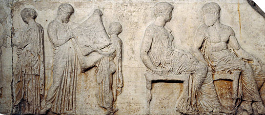 Friso de las Panateneas/ del Partenón, del taller de Fidias