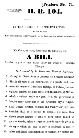 Treaty of Hidalgo in Washington, DC