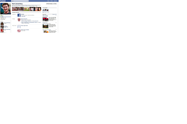 Primer usuario en Facebook