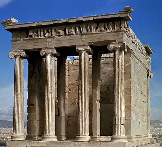 El templo Atenea Nike fue completado