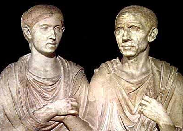 Retrato de Catón y Porcia