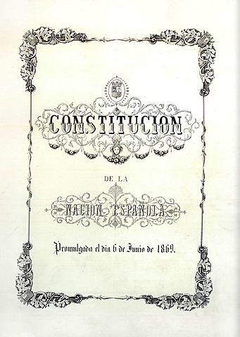 Constitución democrática de 1869