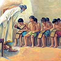 El nacimiento de la pedagogía a partir del espíritu de la Grecia antigua.