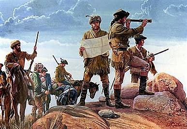 Beginning of the expedition of Lewis and Clark