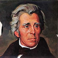 Andrew Jackson becomes the seventh President