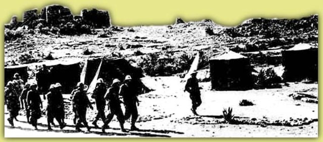 Ethiopia occupied by Italy.