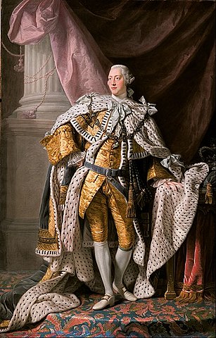George III becomes king.