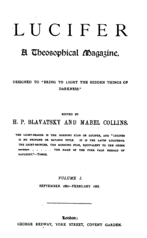 Madame B. Prints "Lucifer" Magazine