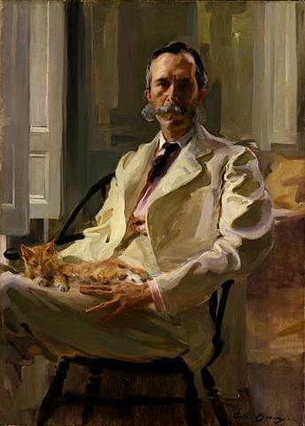 Man with the Cat