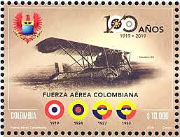 Primer Vuelo Aviación Militar Colombiana