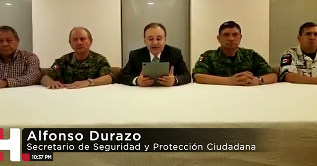 Hechos de 19:30 a 20:15. Discurso del Gabinete de Seguridad.