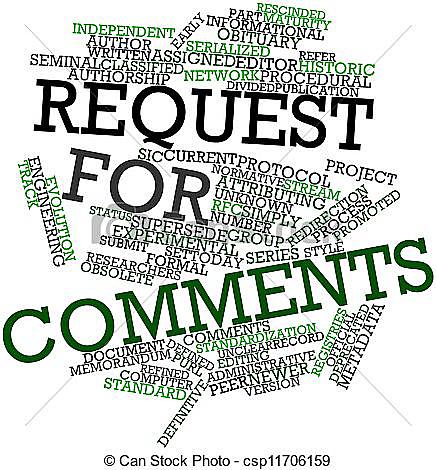 RECUEST FOR COMMENTS