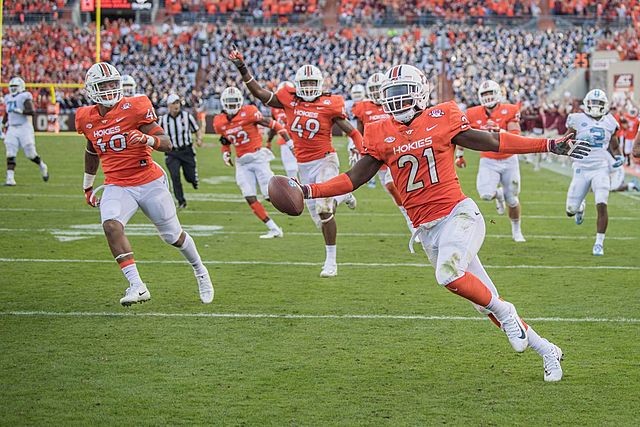 first VT football game