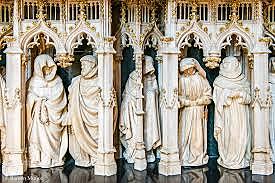 GÓTICO FRANCES: Sepulcro de Felipe el Atrevido. Claus Sluyer.