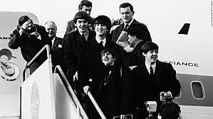 The Beatles arrive in the United States
