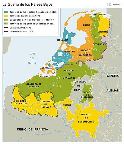 La sublevacion de los paises bajos.