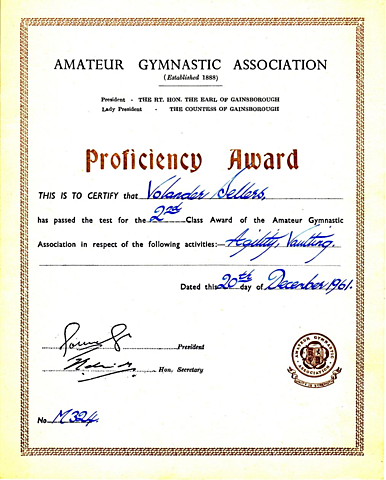 Founded the amateur association of gimnastic