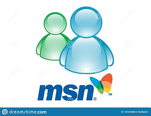 Aparición de mensajería instantánea MSN (messenger).