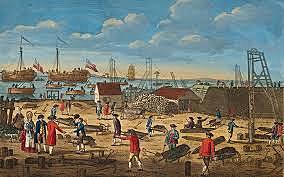 First convicts sent to botany bay ( now Sydney), Australia