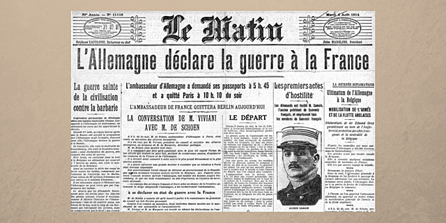 L’Allemagne déclare la guerre à la France
