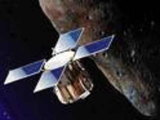The first spacecraft to orbit an asteroid.