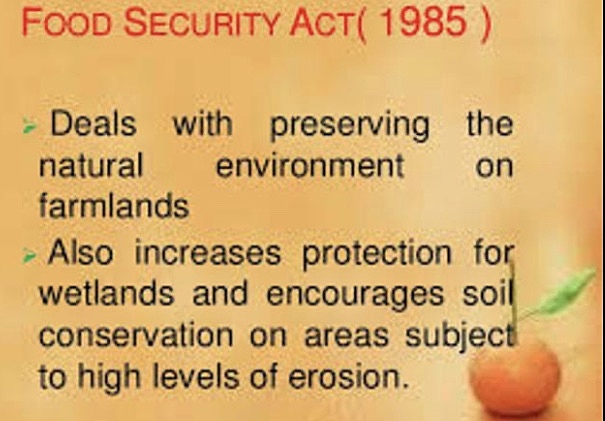 Food Security Act
