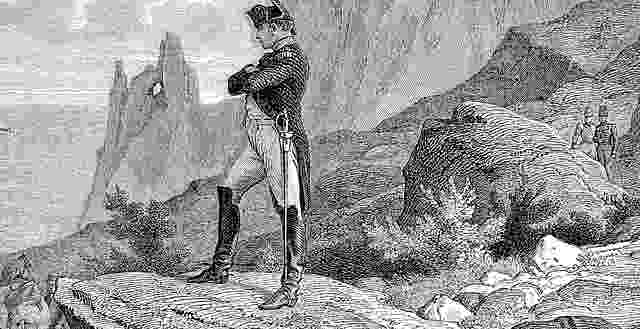 Napoleon is exiled to St. Helena;Napoleon is defeated at Waterloo