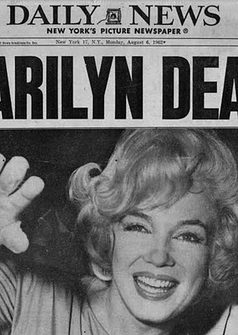 Marilyn Monroe dies