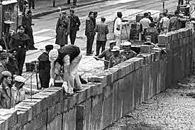 Berlin Wall is constructed