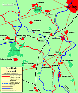 La bataille de Cambrai