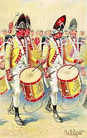 Trumpets And Drums Call Out Signals