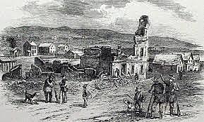 A pro-slavery mob sacks Lawrence, Kansas;John Brown stages the Pottawatomie Massacre in retaliation