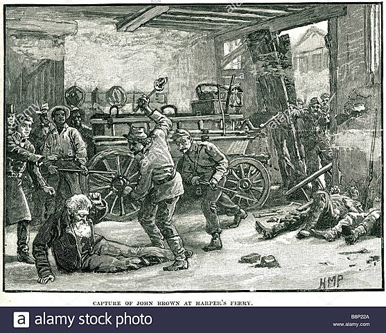 John Brown stages the Pottawatomie Massacre