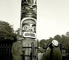 Royal Totem Presented to Queen Mother