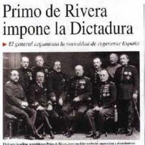 DICTADURA DE PRIMO DE RIVERA