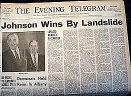 Lyndon B Johnson Defeats Barry Goldwater