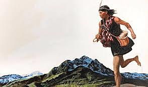 Epoca hispanica: Entrega de mensajes por emisarios a pie y a caballo