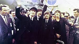 The Beatles arrive in the United States