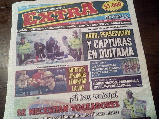 periódico EXTRA