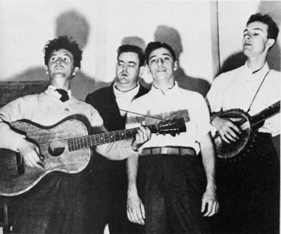 Pete Seeger and Lee Hays form Almanac Singers