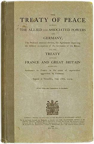 Treaty of Versailles signed