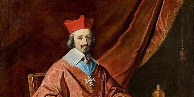 En calidad de primer ministro, el cardenal Richelieu centraliza el poder en Francia.