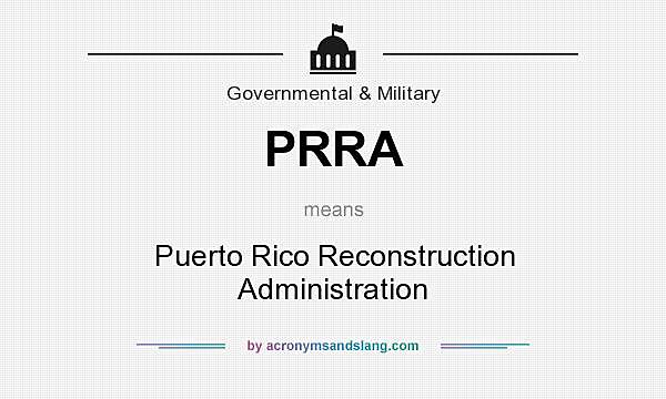 Puerto Rico reconstruction administration