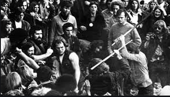 The Rolling Stones host the  Alamont music festival