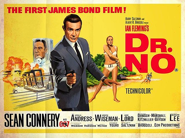 "Dr. No" the first James Bond movie premiers